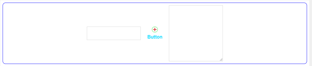 A 'Center' aligned container with vertical alignment set to 'Middle'